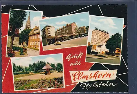 AK Gruß aus Elmshorn Holstein 4.Ansichten 1963