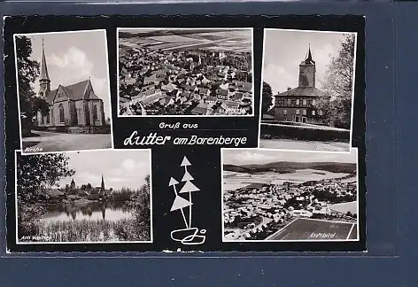 AK Gruß aus Lutter am Barenberge 5.Ansichten Luftbild 1958
