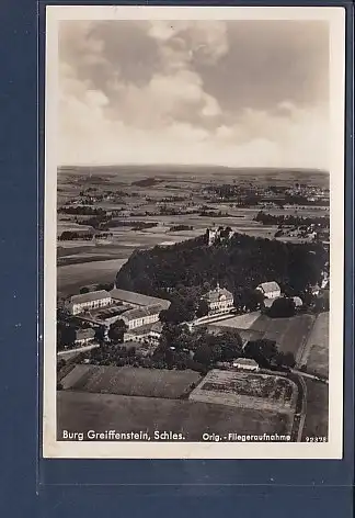 AK Burg Greiffenstein Schles. Orig. Fliegeraufnahme 1940