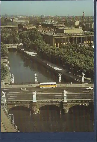 AK Berlin Blick auf die Marx Engels Brücke 1987