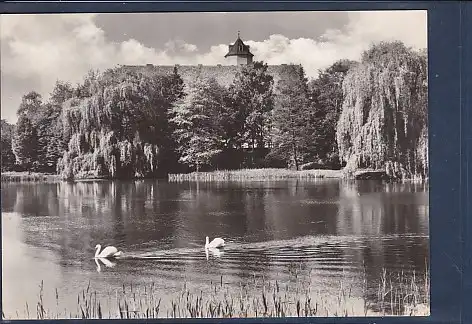 AK Spremberg Schwanenteich und Schloß 1968