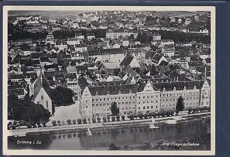 AK Grimma i. Sa. Orig.-Fliegeraufnahme 1975