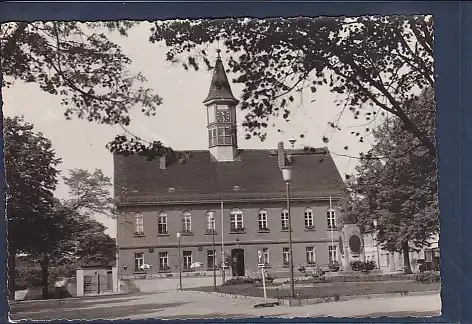 AK Platz der DSF Gneisenaustadt Schildau 1965