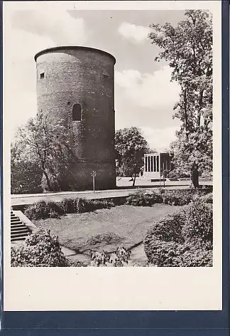 AK Salzwedel Burgturm Überrest der ehemaligen Burg 1966