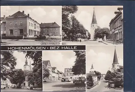 AK Hohenmölsen Bez. Halle 5.Ansichten Ernst Thälmann Straße 1968