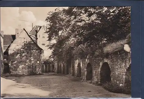 AK Zeitz Alte Stadtmauer ( Freiheit) 1967