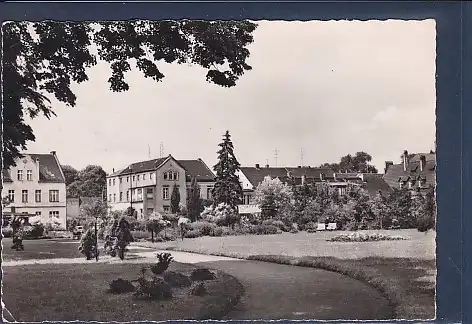 AK Genthin - Grünanlage am Bahnhof 1964
