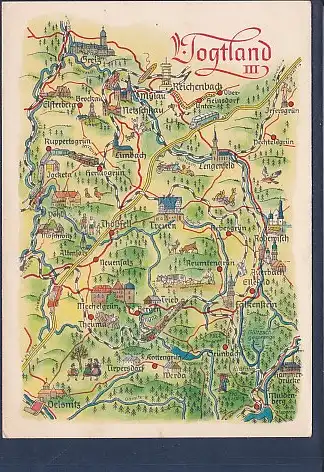 AK Vogtland III Greiz - Oelsnitz 1959