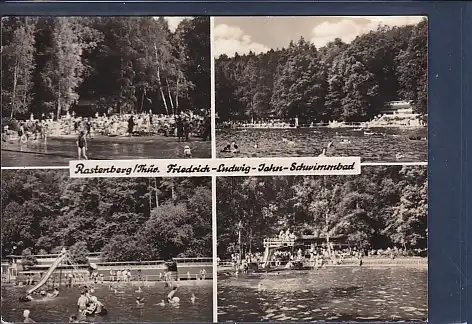 AK Rastenberg Friedrich Ludwig Jahn Schwimmbad 4.Ansichten 1969