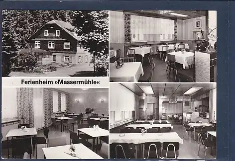 [Ansichtskarte] AK Ferienheim Massermühle 4.Ansichten Katzhütte II 1983. 
