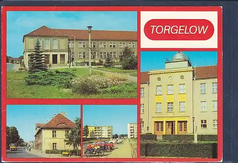 [Ansichtskarte] AK Torgelow 4.Ansichten Postamt - Kopernikus Oberschule 1982. 