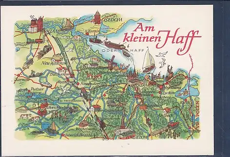 [Ansichtskarte] AK Am kleinen Haff Anklam - Torgelow 1969. 