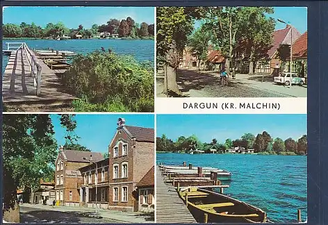 [Ansichtskarte] AK Dargun 4.Ansichten Schloßstraße - KAP Dargun 1980. 