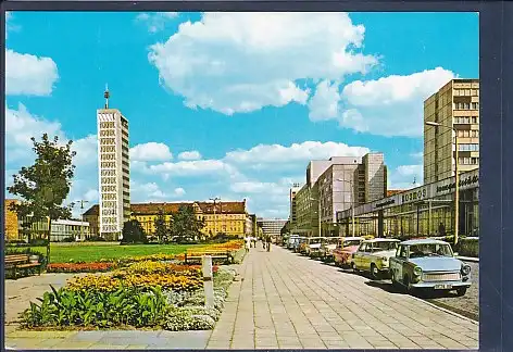 [Ansichtskarte] AK Neubrandenburg Karl Marx Platz 1975. 