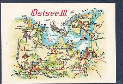 [Ansichtskarte] AK Ostsee III Boltenhagen - Wismar - Insel Poel 1980. 