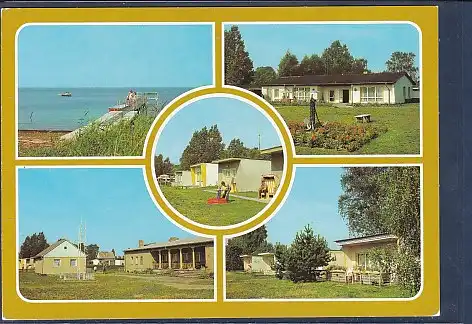 [Ansichtskarte] AK Urlaubersiedlung Bellin Ferienobjekte 5.Ansichten 1982. 