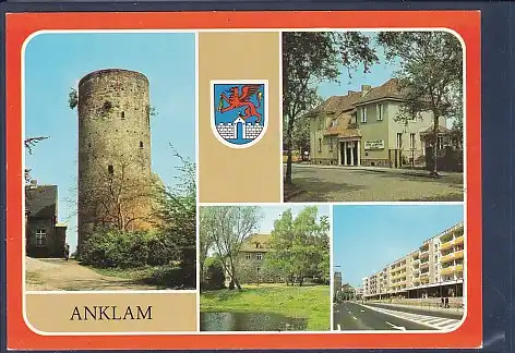 [Ansichtskarte] AK Anklam 4.Ansichten Krankenhaus - Neubauten Steinstraße 1987. 