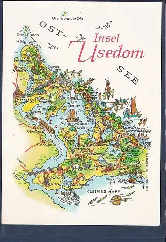 [Ansichtskarte] AK Insel Usedom Peenemünde - Ahlbeck 1972. 