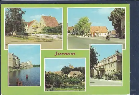 [Ansichtskarte] AK Jarmen 5.Ansichten Eigenheime - Getreidesilos 1983. 