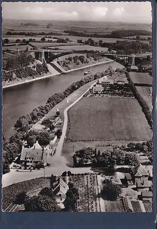 [Ansichtskarte] AK Gaststätte Margaretental Kiel Suchsdorf am Kanal Luftbild 1960. 