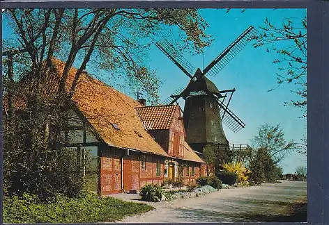 [Ansichtskarte] AK Ferieninsel Fehmarn Lemkenhafen Mühlenmuseum 1970. 