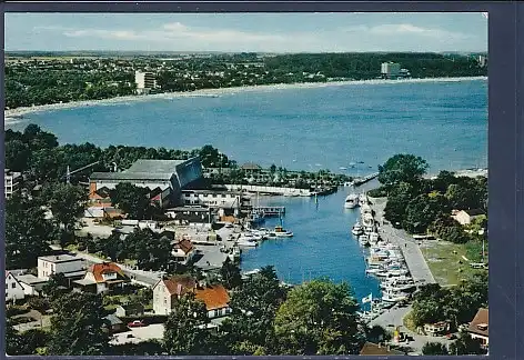[Ansichtskarte] AK Niendorf Hafen mit Blick auf Timmendorfer Strand Luftbild 1970. 