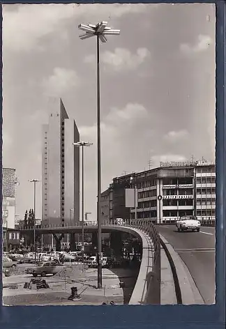 [Ansichtskarte] AK Düsseldorf Hochstraße und Thyssen Haus 1965. 
