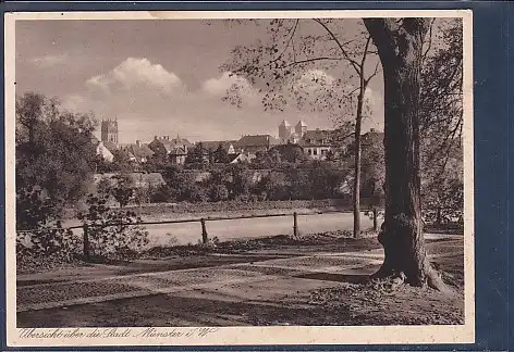 [Ansichtskarte] AK Übersicht über die Stadt Münster i.W. 1937. 