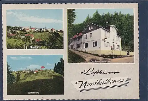 [Ansichtskarte] AK Nordhalben 3.Ansichten Gasthaus Waldlust 1965. 
