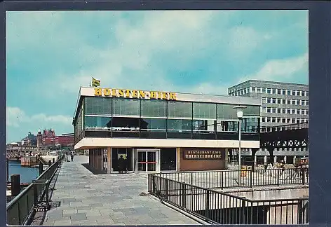 [Ansichtskarte] AK Restaurant Cafe Überseebrücke Hamburg 1970. 