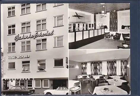 [Ansichtskarte] AK Bahnhofshotel Bremen 3.Ansichten 1970. 