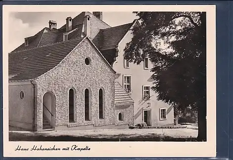 [Ansichtskarte] AK Haus Hoheneichen mit Kapelle 1965. 
