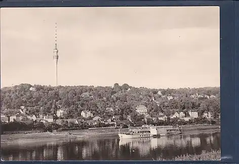 [Ansichtskarte] AK Dresden - Wachwitz mit Fernsehturm 1969. 