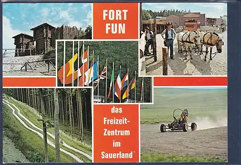 [Ansichtskarte] AK Fort Fun das Freizeitzentrum im Sauerland 5.Ansichten 1970. 