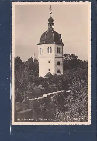 [Ansichtskarte] AK Graz Schlossberg Glockenturm 1940. 