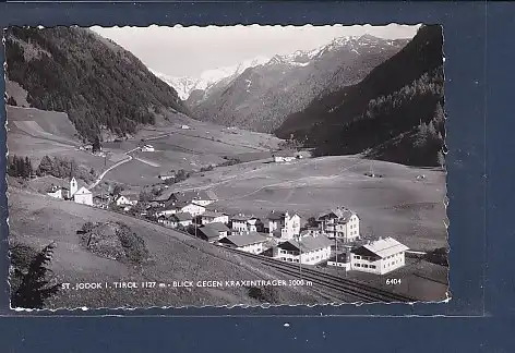 [Ansichtskarte] AK St. Jodok i. Tirol Blick gegen Kraxentrager 1963. 