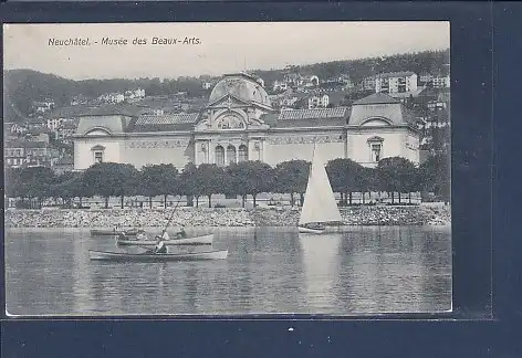 [Ansichtskarte] AK Neuchatel - Musee des Beaux Arts 1907. 