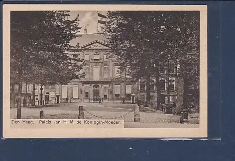 [Ansichtskarte] AK Den Haag Paleis van H.M. de Koningin Moeder 1930. 