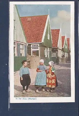[Ansichtskarte] AK In het dorp ( Marken) 1940. 