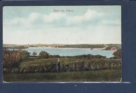 [Ansichtskarte] AK Parti fra Thuro 1914. 