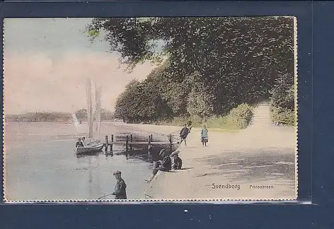 [Ansichtskarte] AK Svendborg Prinsebroen 1916. 