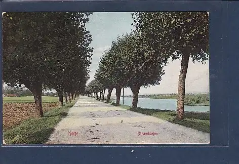 [Ansichtskarte] AK Koge Strandvejen 1911. 