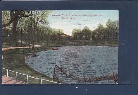 [Ansichtskarte] AK Kobenhavn Orstedsparken 1912. 