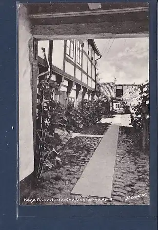 [Ansichtskarte] AK Koge Gaardinterior Vestergade 7 1950. 