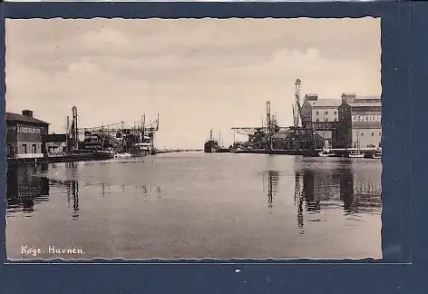 [Ansichtskarte] AK Koge Havnen 1950. 