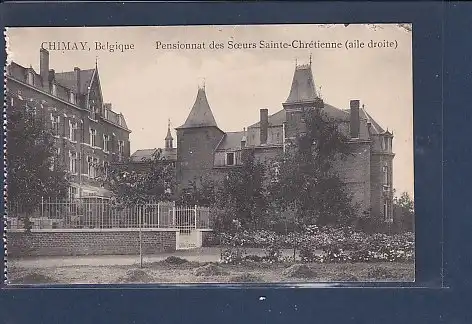 [Ansichtskarte] AK Chimay Pensionnat des Soeurs Sainte Chretienne 1930. 