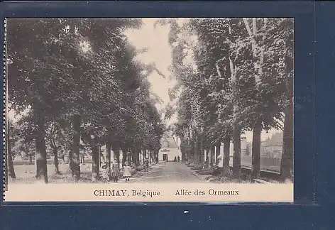 [Ansichtskarte] AK Chimay Allee des Ormeaux 1930. 