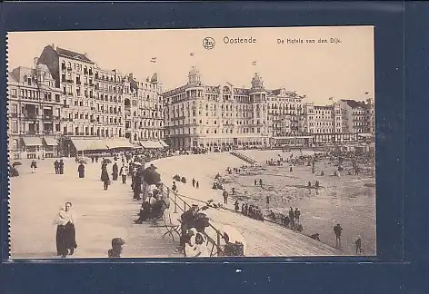 [Ansichtskarte] AK Oostende De Hotels van den Dijk 1920. 