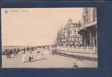 [Ansichtskarte] AK Oostende Den Dijk 1920. 