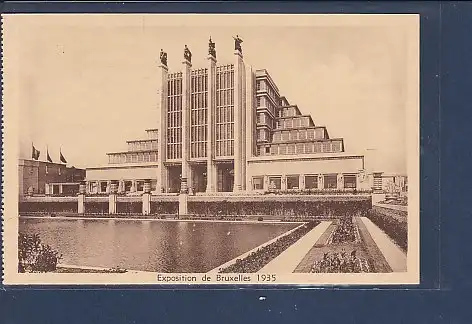 [Ansichtskarte] AK Exposition de Bruxelles 1935 De groote paleizen. 